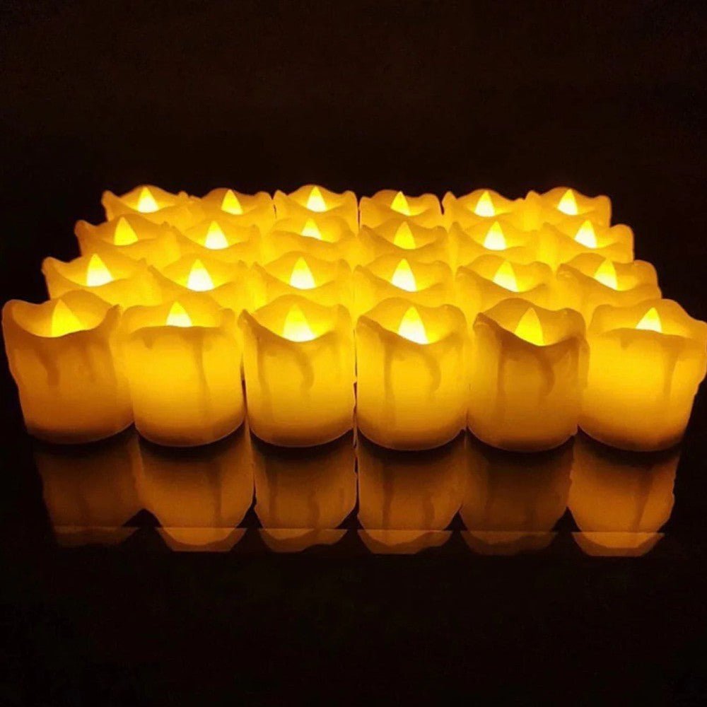 Warm Glow Flameless Tea Light Set - LED Candles - Wild Eye Vision