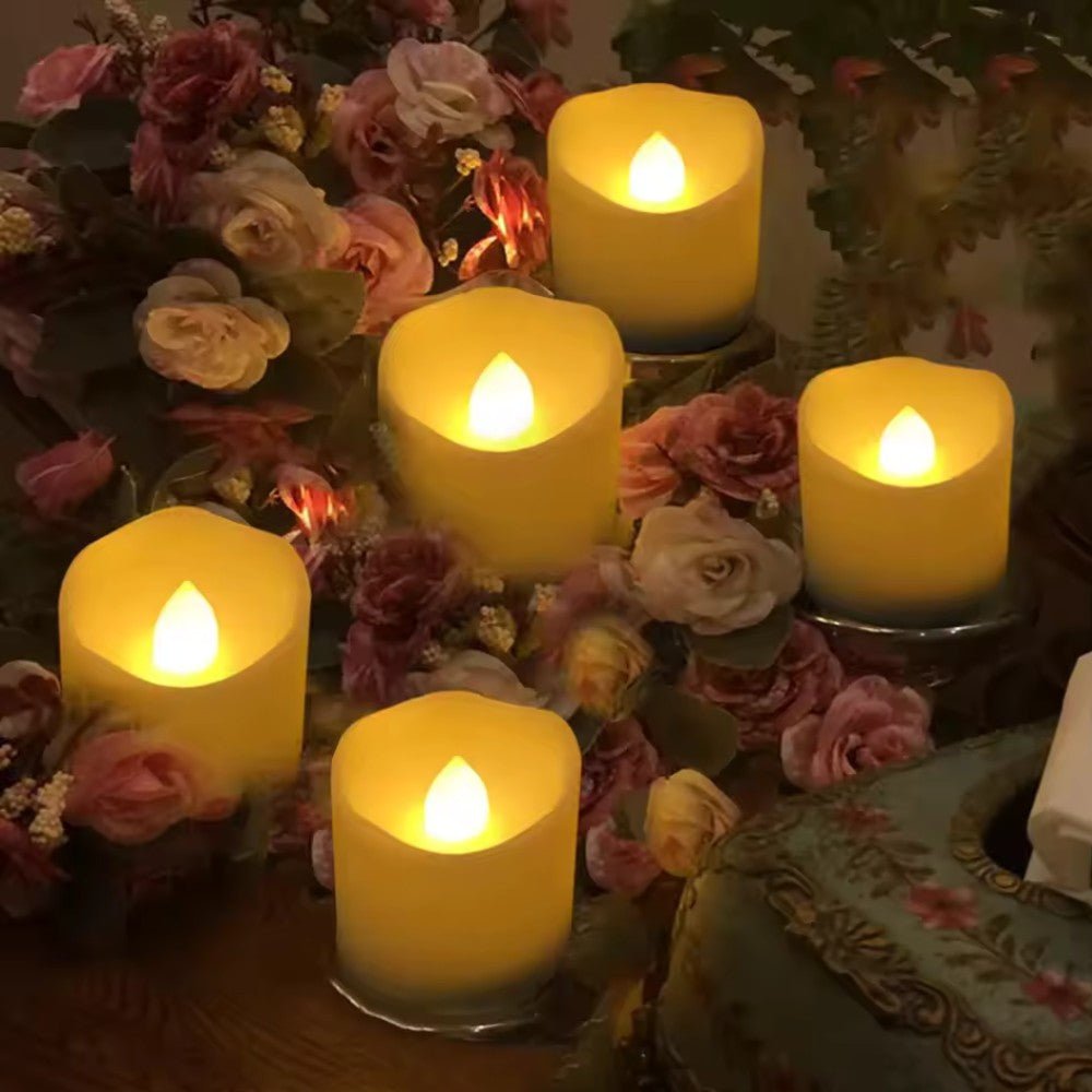 Warm Glow Flameless Tea Light Set - LED Candles - Wild Eye Vision