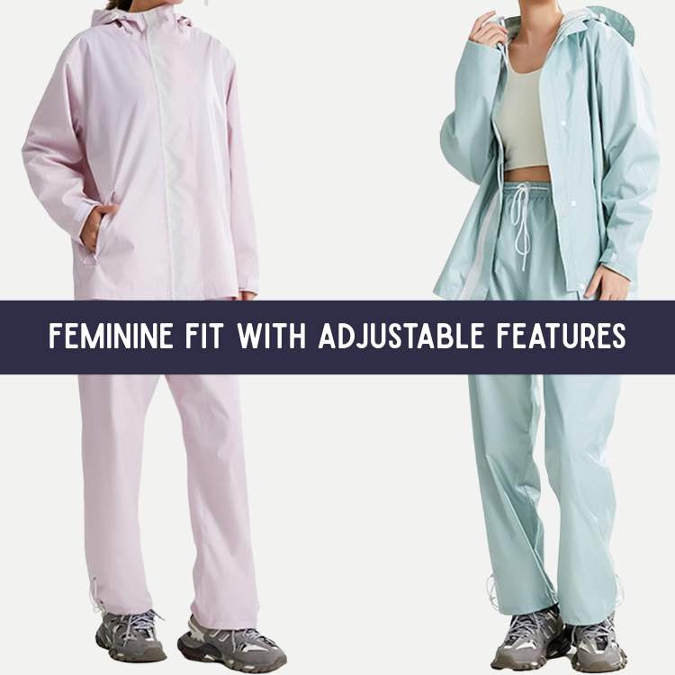 WeatherTrek Outdoor Women’s Rain Suit - Rain Suit - Wild Eye Vision