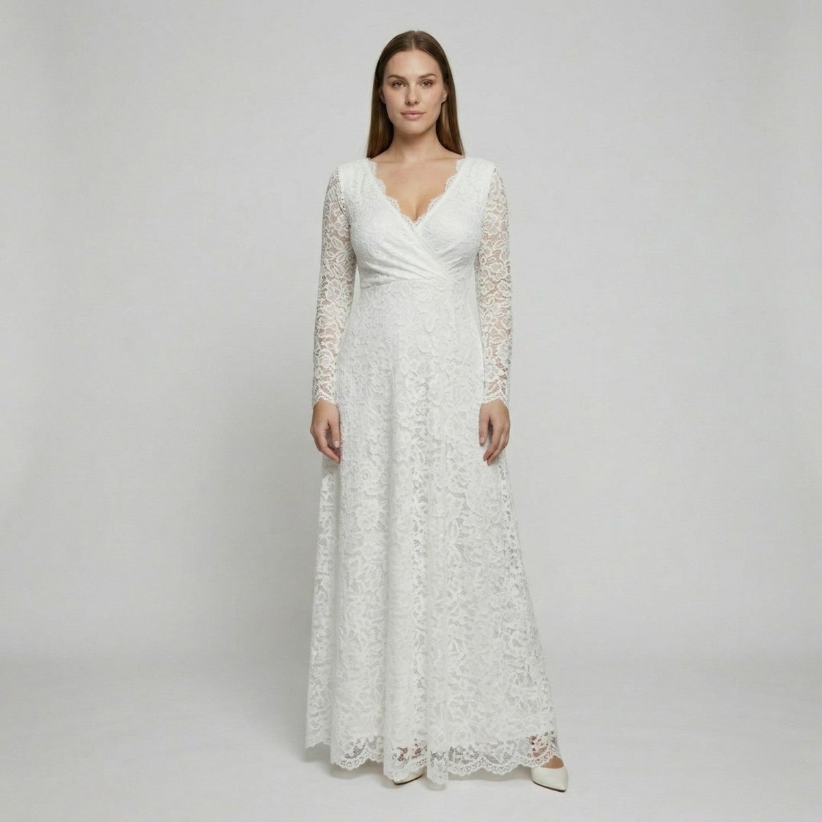 White Lace Maxi Dress - Wild Eye Vision