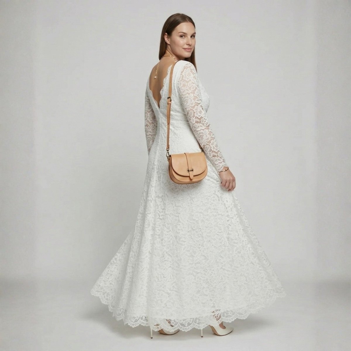 White Lace Maxi Dress - Wild Eye Vision