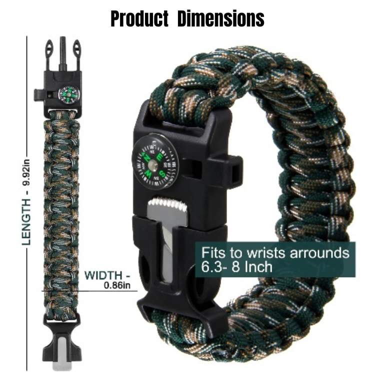WildTrail Tactical Bracelet - Tactical Bracelet - Wild Eye Vision