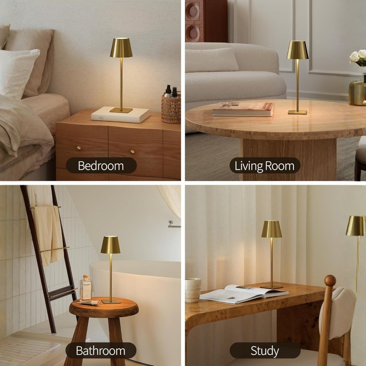 Wireless LED Touch Table Lamp - Bedside Lamp - Wild Eye Vision