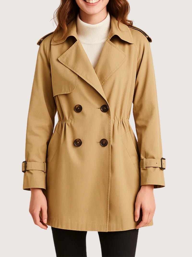 Women's Classic Double Breasted Trench Coat - Women's Coat - Wild Eye Vision