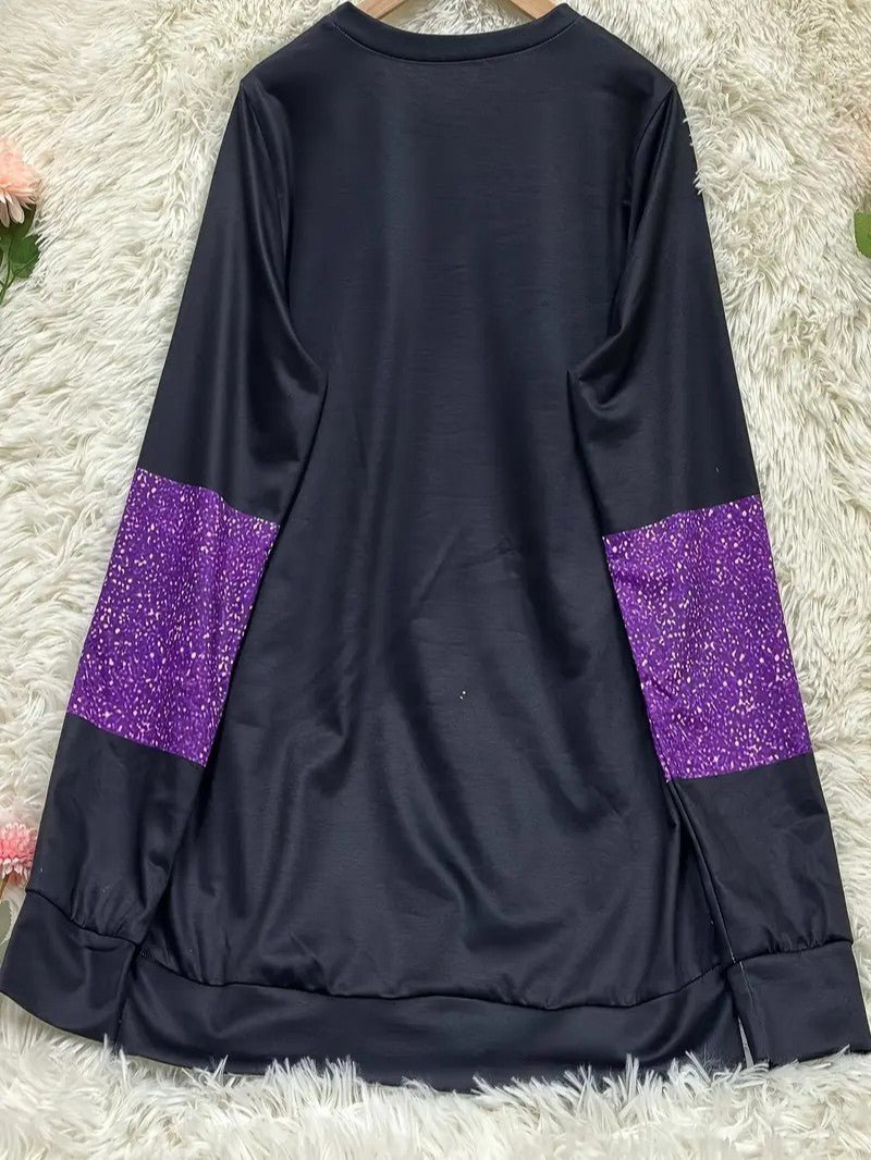 Women’s Glitter Christmas Tree Sweatshirt - Ladies Christmas Jumpers - Wild Eye Vision