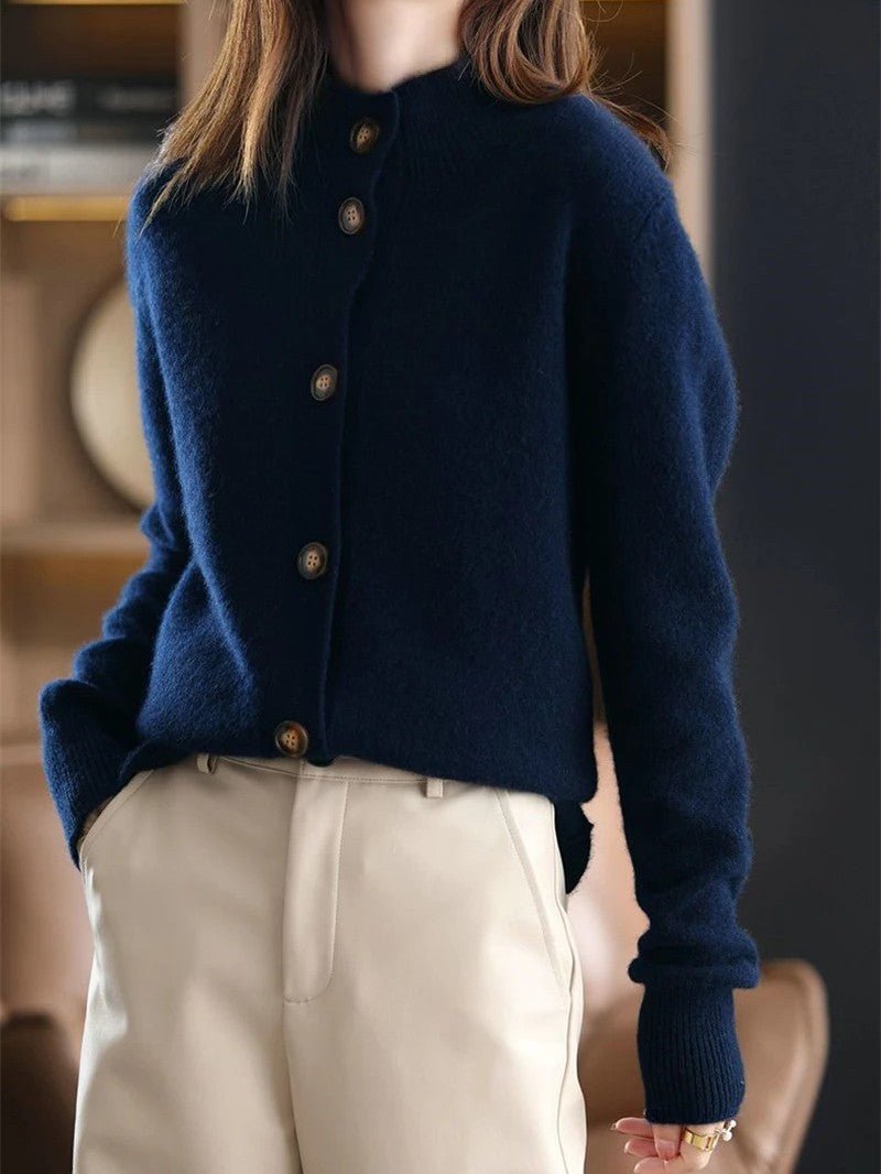 Women's Knit Button Cardigan - Women Cardigan - Wild Eye Vision