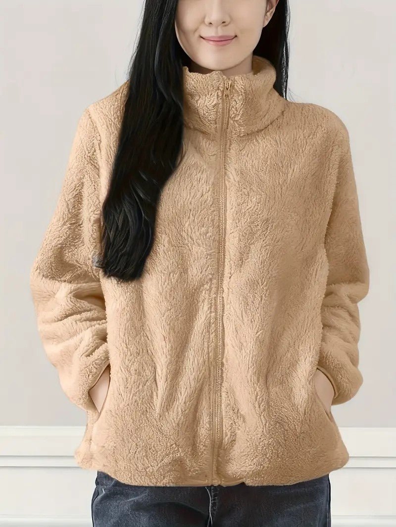 Women’s Light Fleece Winter Jacket - Women's Winter Jacket - Wild Eye Vision