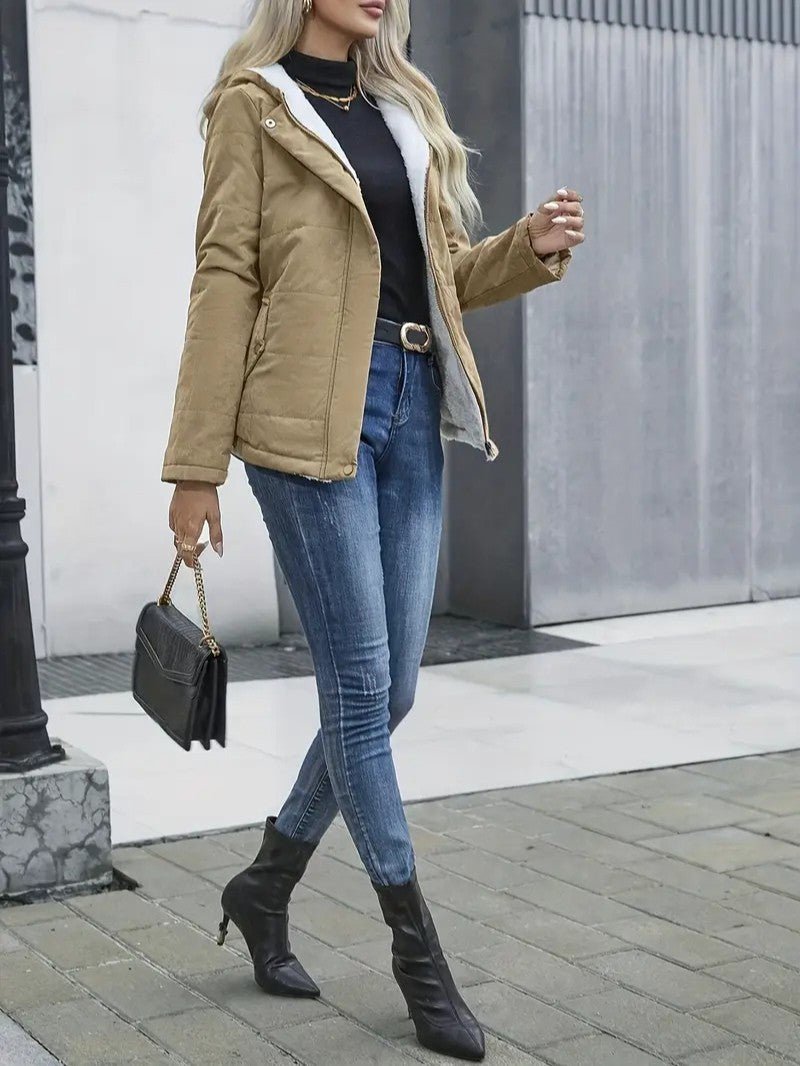 Women’s Lightweight Hooded Winter Jacket - Women's Winter Jacket - Wild Eye Vision