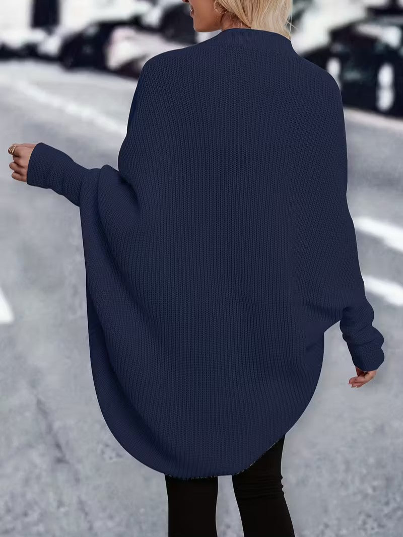 Women’s Long Open Front Cardigan - Women Knit Cardigan - Wild Eye Vision