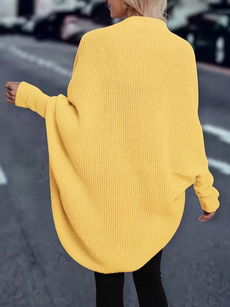 Women’s Long Open Front Cardigan - Women Knit Cardigan - Wild Eye Vision