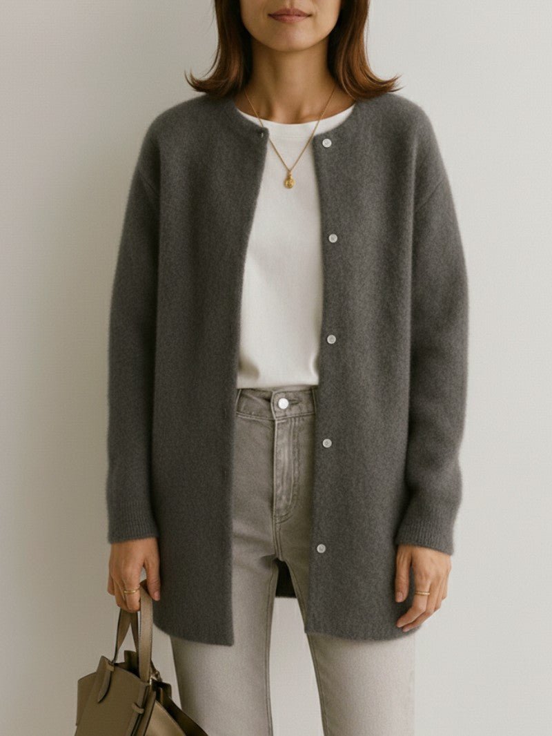 Women’s Longline Soft Knit Cardigan - Women Cardigan - Wild Eye Vision