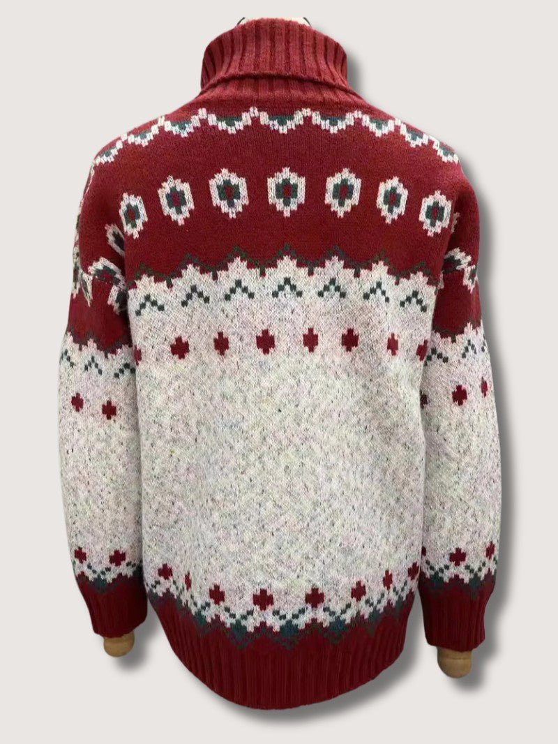 Women's Nordic Knit Jumper - Women Knitted Jumper - Wild Eye Vision