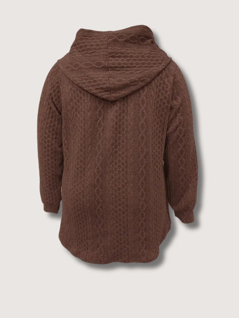 Women's Plus Size Casual Zip Coat - Women's Coat - Wild Eye Vision