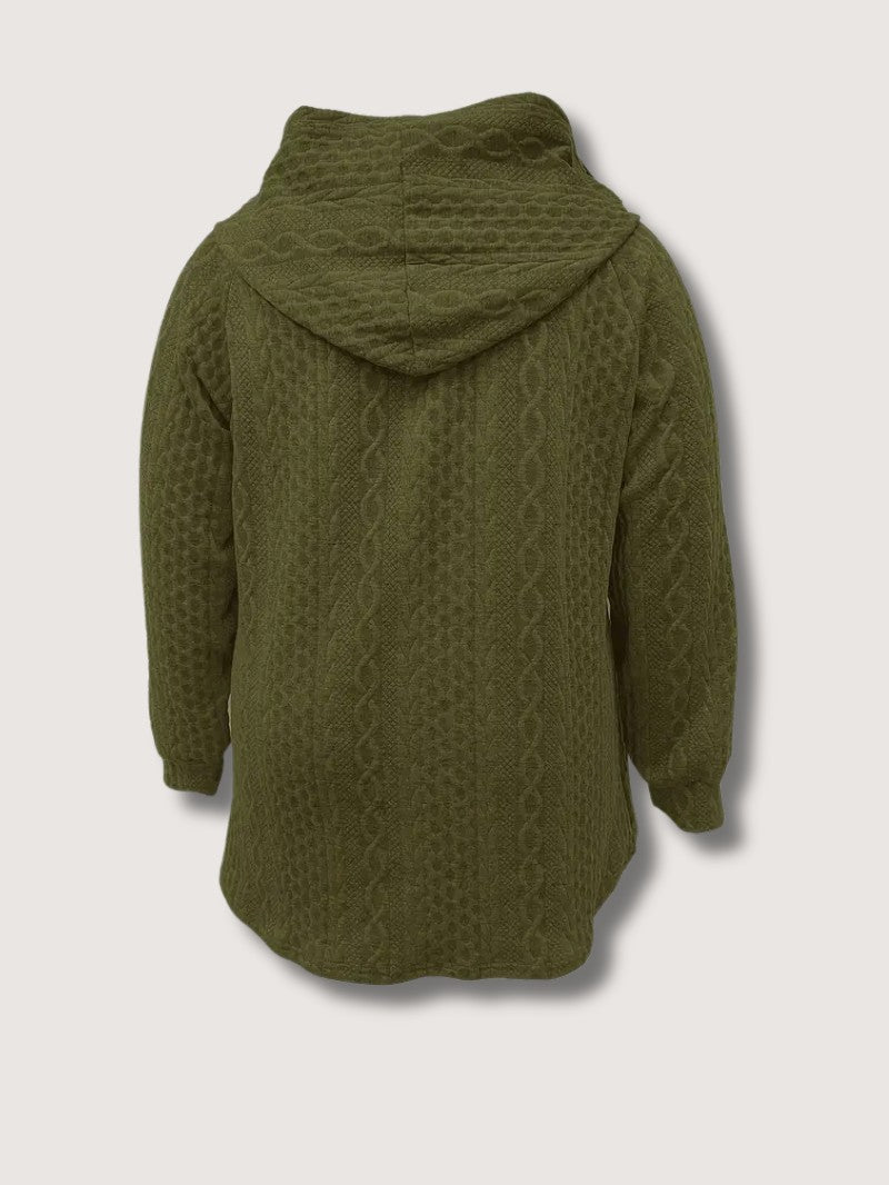 Women's Plus Size Casual Zip Coat - Women's Coat - Wild Eye Vision