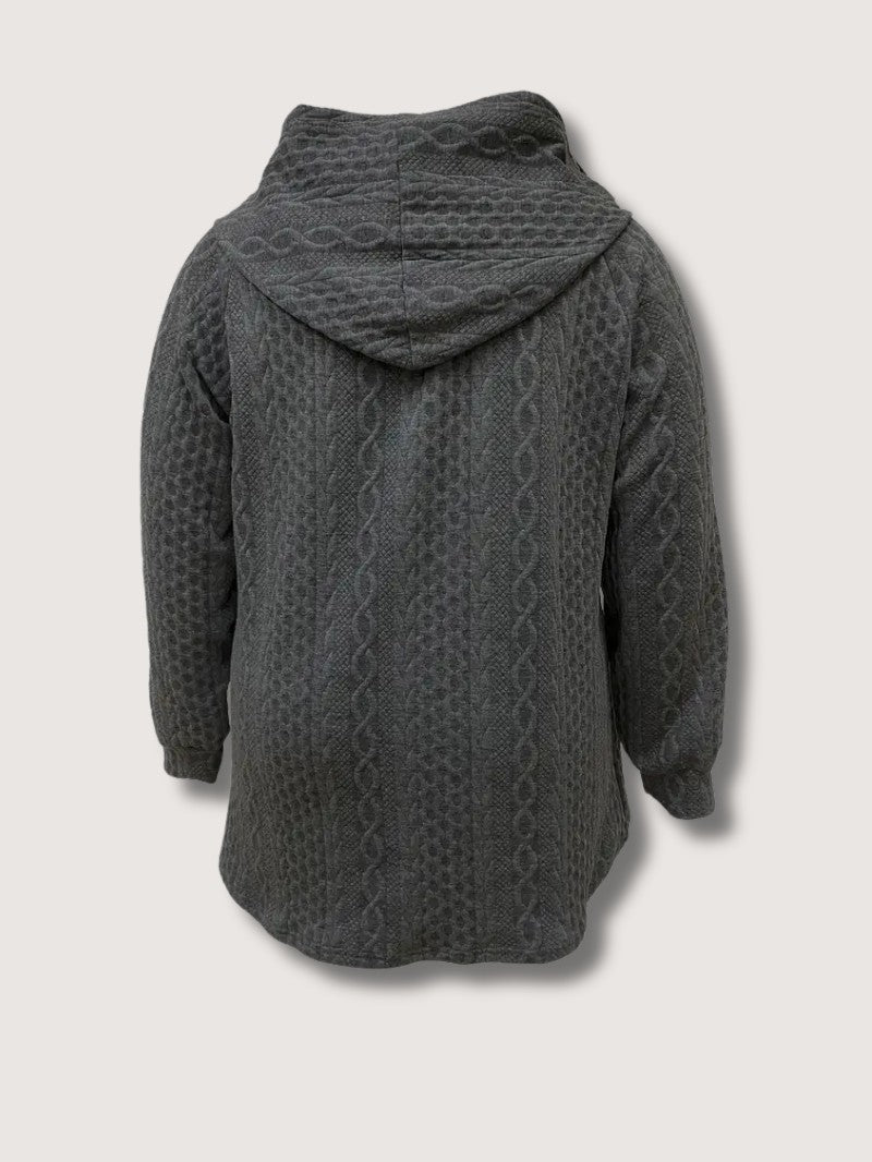 Women's Plus Size Casual Zip Coat - Women's Coat - Wild Eye Vision