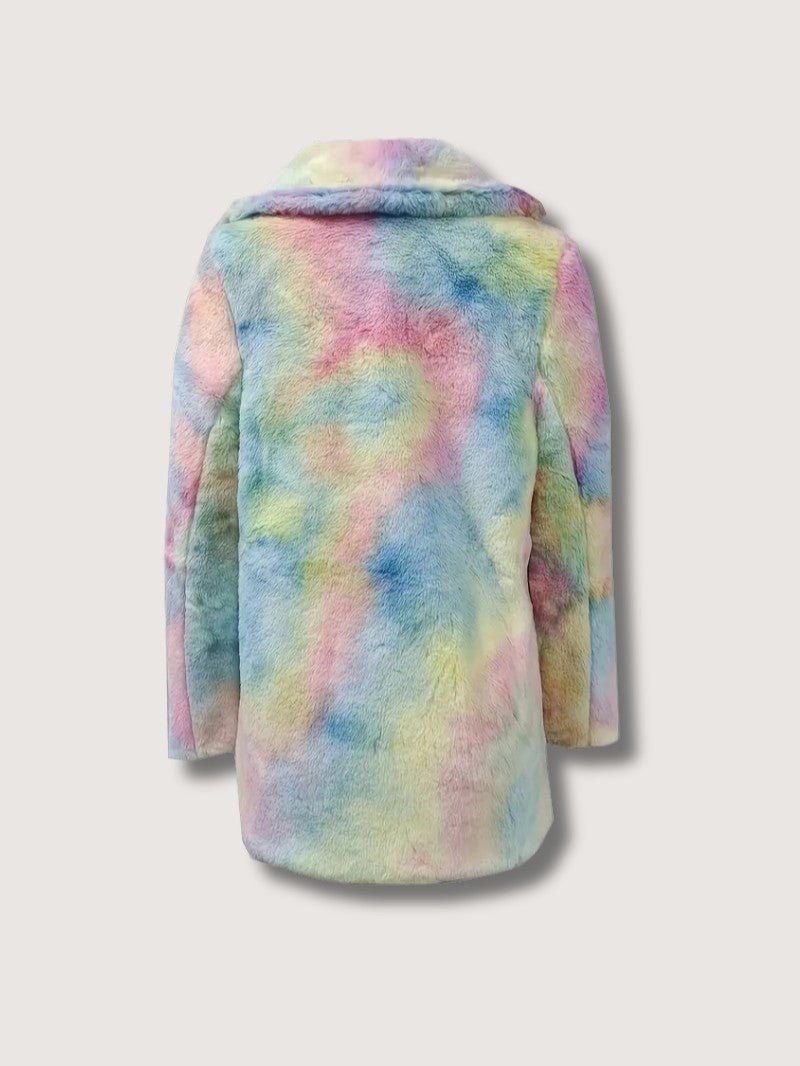 Women's Plush Button Winter Coat - Women's Coat - Wild Eye Vision