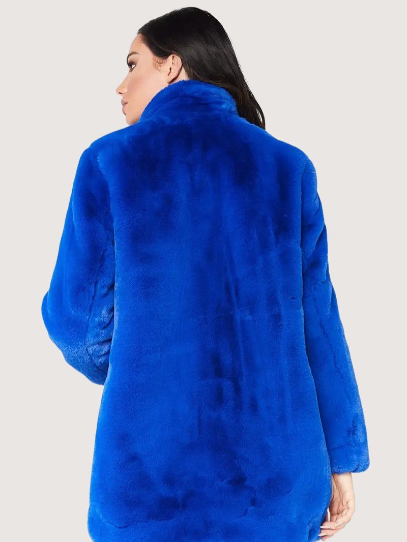 Women's Plush Button Winter Coat - Women's Coat - Wild Eye Vision
