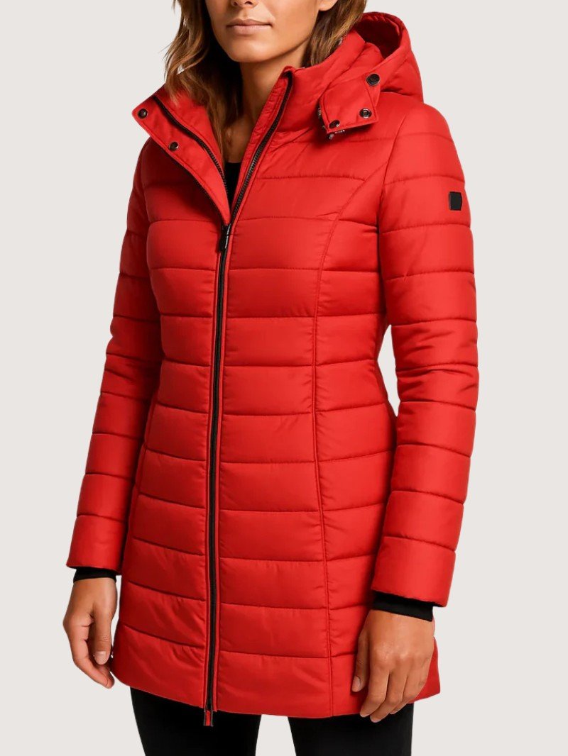 Women's Quilted Hooded Coat - Women's Coat - Wild Eye Vision