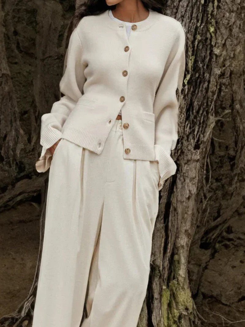 Women's Slim Fit Button Cardigan - Women Cardigan - Wild Eye Vision