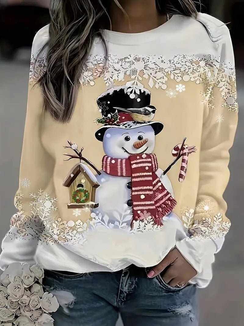 Women’s Snowman Christmas Jumper - Ladies Christmas Jumpers - Wild Eye Vision