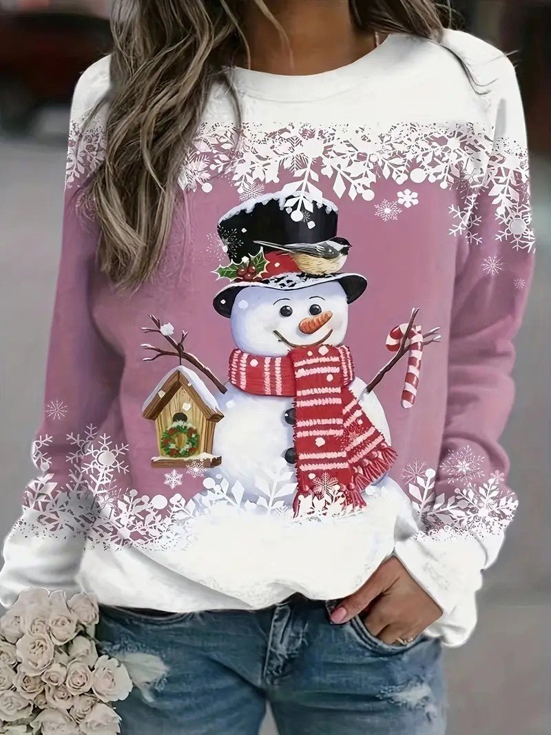 Women’s Snowman Christmas Jumper - Ladies Christmas Jumpers - Wild Eye Vision