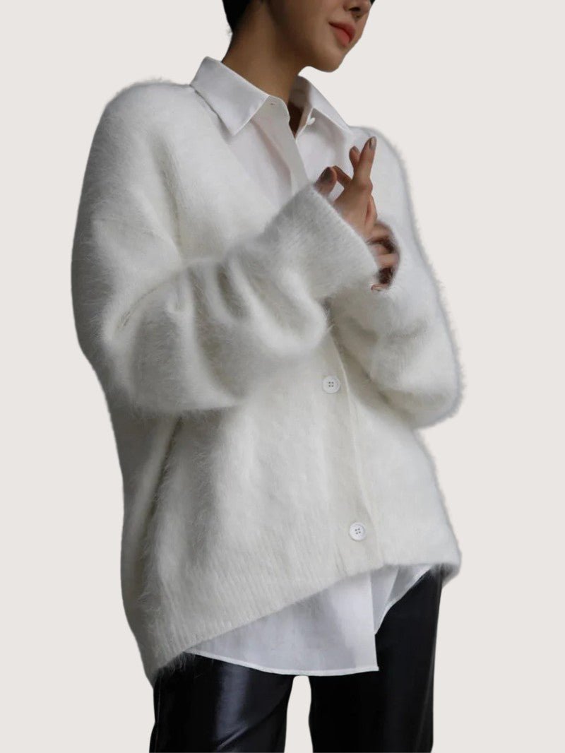 Women’s Soft V - Neck Knit Cardigan - Women Cardigan - Wild Eye Vision