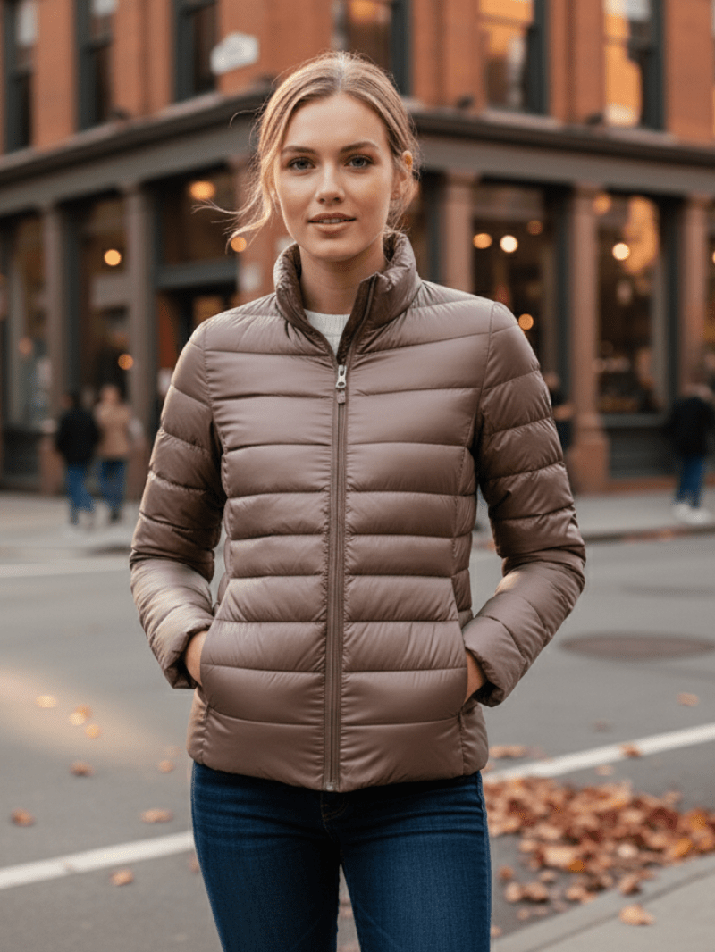 Women’s Waterproof Lightweight Puffer Jacket - Women's Puffer Jacket - Wild Eye Vision