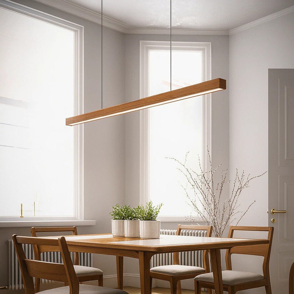 Wooden Linear Pendant Light for Kitchen - Pendant Light - Wild Eye Vision