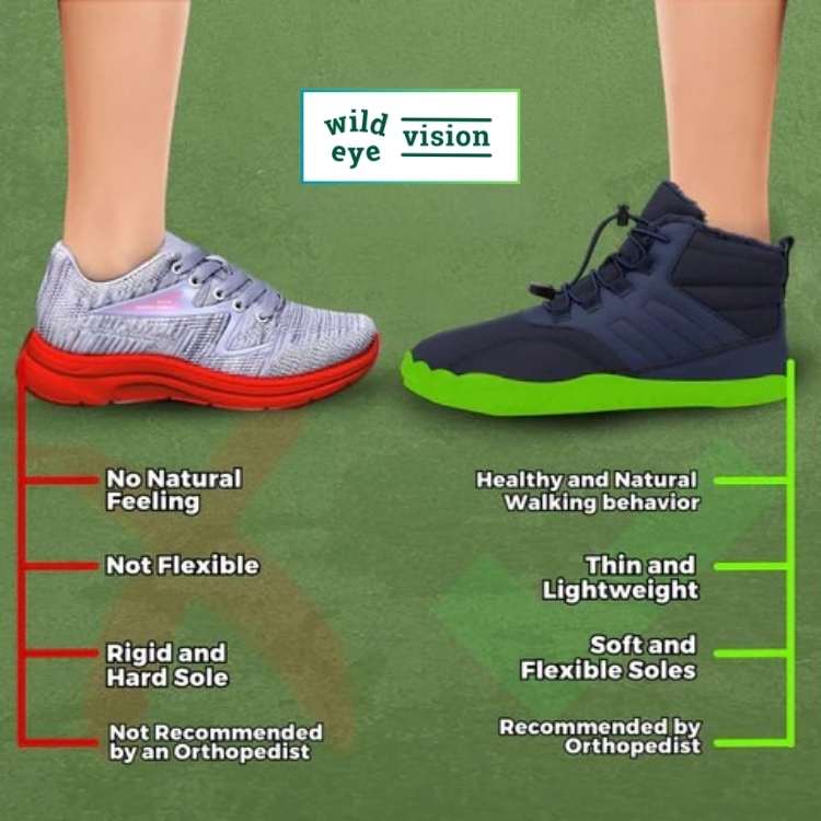 ZenStride - Non - Slip & Waterproof Winter Barefoot Shoes - Barefoot Shoes - Wild Eye Vision